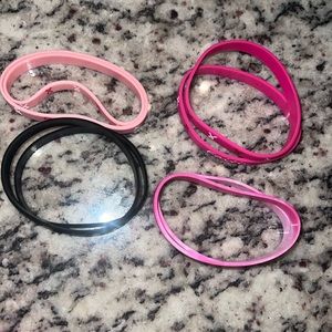 New 8 Breast cancer awareness silicone bracelet